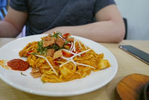 Vegan Laksa Goreng at Gokul Raas Vegetarian - Little India in Central Singapore