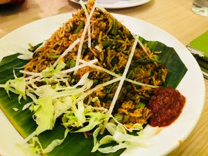 Nasi goreng kampong  at Gokul Raas Vegetarian - Little India in Central Singapore