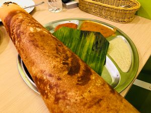 Masala dosa  at Gokul Raas Vegetarian - Little India in Central Singapore