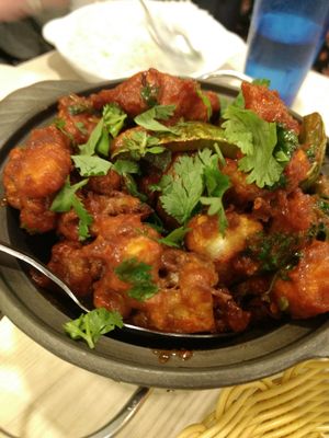 Cauliflower at Gokul Raas Vegetarian - Little India in Central Singapore