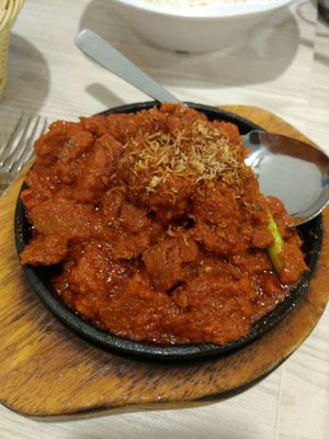 Muttn redang at Gokul Raas Vegetarian - Little India in Central Singapore
