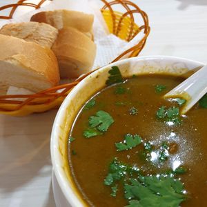 Sup kambing at Gokul Raas Vegetarian - Little India in Central Singapore