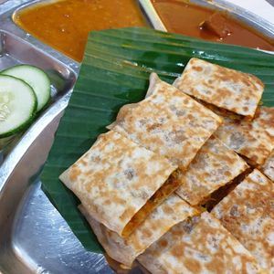 Murtabak at Gokul Raas Vegetarian - Little India in Central Singapore