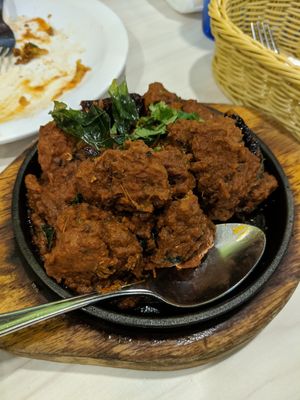 Mutton Mysore - arguably the best dish we had at Gokul Raas Vegetarian - Little India in Central Singapore