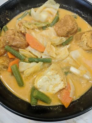 Sayur Lodeh - full of flavour at Gokul Raas Vegetarian - Little India in Central Singapore