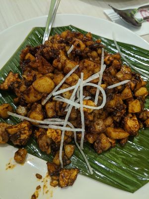 Carrot cake - DELICIOUS!! at Gokul Raas Vegetarian - Little India in Central Singapore