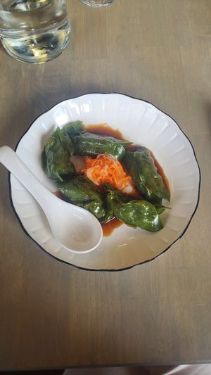 Mushroom Steamed Dumplings at Red Lotus in Ann Arbor