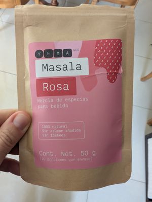 Pink latte mix at YEMA in Mexico City