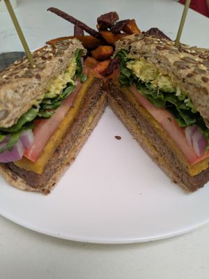 Impossible burger at Carrot Express  in Fort Lauderdale