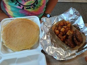 Pancake Platter at Vida Verde in Johnstown