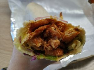 Buffalo ChiXen Wrap at Vida Verde in Johnstown