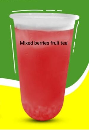 Mixed Berries Fruit Tea Drink at Vegan Tribe Cafe in Cavite
