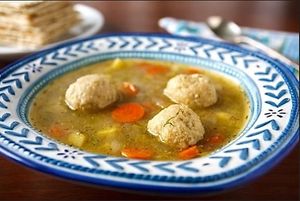 Jewish Matzo Ball soup. at Vegan Tribe Cafe in Cavite