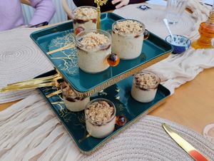 Chocolate Basundi at Lettuce Sustain Supper Club in South East London