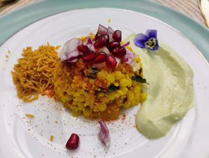 'Raaste' menu's masala couscous at Lettuce Sustain Supper Club in South East London