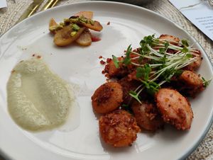 Fourth menu's mini idli podi at Lettuce Sustain Supper Club in South East London