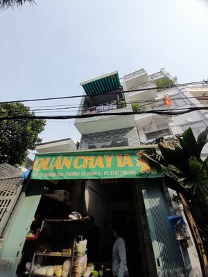 The building #Veganuary at Quán chay 1A in Ho Chi Minh City