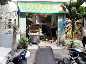 Outside #Veganuary at Quán chay 1A in Ho Chi Minh City