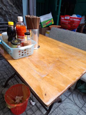 Dining table #Veganuary at Hủ tíu chay in Ho Chi Minh City