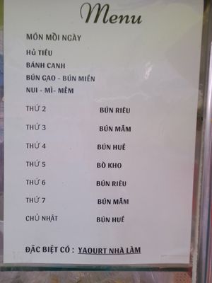 Daily menu #Veganuary at Hủ tíu chay in Ho Chi Minh City