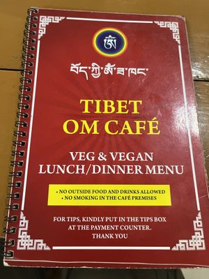   at Tibet Om Cafe in Bodhgaya