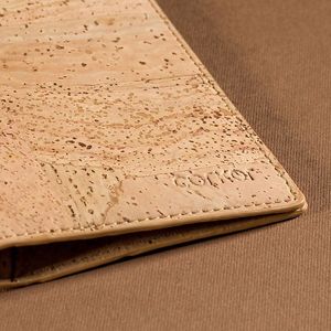 Cork passport wallet is slim, light, and RFID secure. It’s designed to make traveling easy, keeping everything you need for the journey in one place, and making sure it’s all t at TERRATAVIDA - Pop-Up in Temple