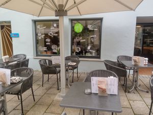 Outside at Çiğköftem Café Bregenz  in Bregenz