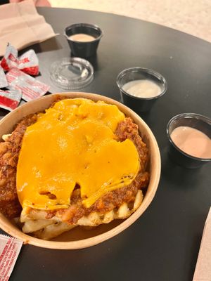 Loaded Chili Fries at Jerrell's Betr Brgr   in Jersey City