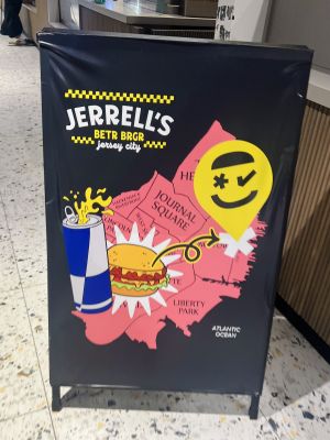 When you see this you’ve made it  at Jerrell's Betr Brgr   in Jersey City