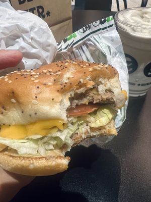 Great texture/perfect  at Jerrell's Betr Brgr   in Jersey City