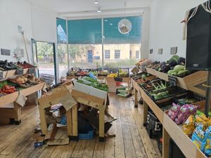 Beautiful greengrocery at Chaya Canteen in Bristol