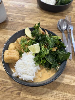 Thai curry (gf)  at Chaya Canteen in Bristol