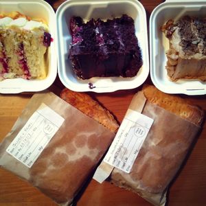 Our take away haul at Steel City Cakes in Sheffield