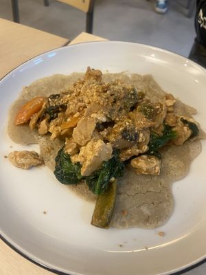 Crepe de trigo con tofu   at Black Cat Santiago in Santiago De Compostela