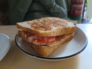 Mixed sandwich at Black Cat Santiago in Santiago De Compostela