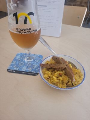 Tapita de arroz con seitan at Black Cat Santiago in Santiago De Compostela