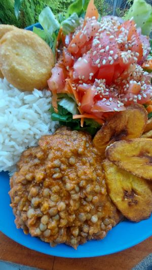 Lentils curry #Veganuary at vegantamarindo in Tamarindo