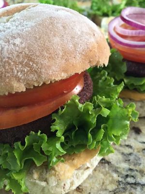 Veggie Burger #Veganuary at vegantamarindo in Tamarindo