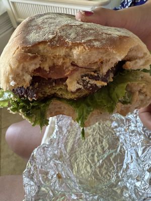 Burger  at vegantamarindo in Tamarindo