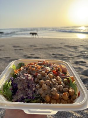 Thai salad  at vegantamarindo in Tamarindo