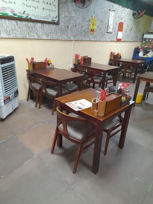 Inside dining area #Veganuary at Liên Hoa in Ho Chi Minh City