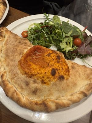 Calzone vegan  at Pizza Wawa in Paris