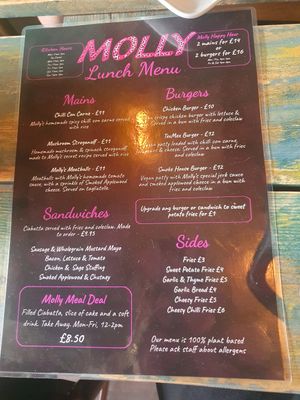  at Molly Coffee House  in Nottingham