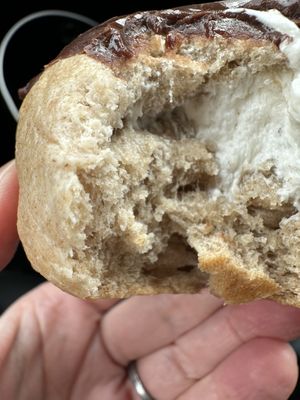 The flour is a bit more healthy than your regular donuts 🍩   at HoochMKE in Milwaukee