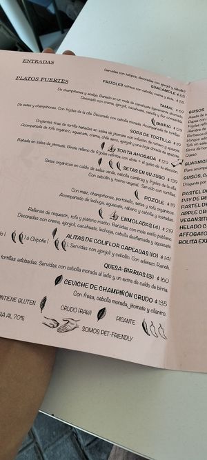 El menú at La Flaca - Chapalita in Zapopan