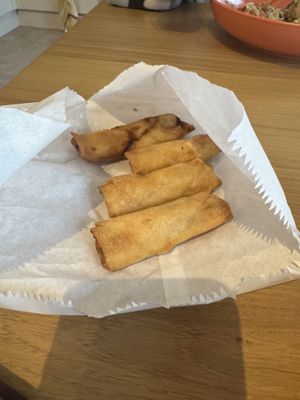 Spring rolls  at Golden City in Tipton
