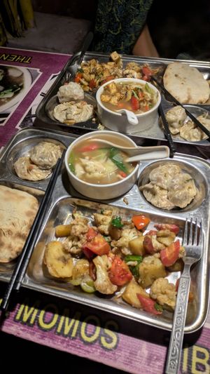 Tibetan thali & Special Tibetan thali at Dream Tibetan Kitchen Restaurant in Pushkar