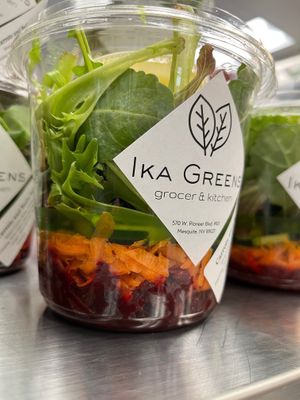 Rotating salads available. at Ika Greens  in Mesquite