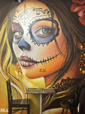 Painted by hand   at Los Locos Mexican Street Food in Vienna