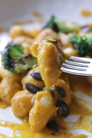 Gnocchi à la crème d'automne at La Veg'It  in Seyssins